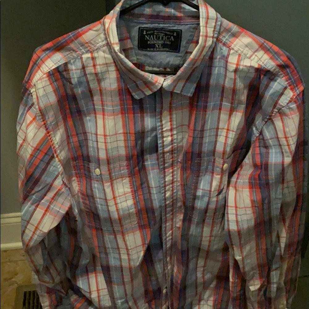 Men’s Nautica Button Down, sz XL